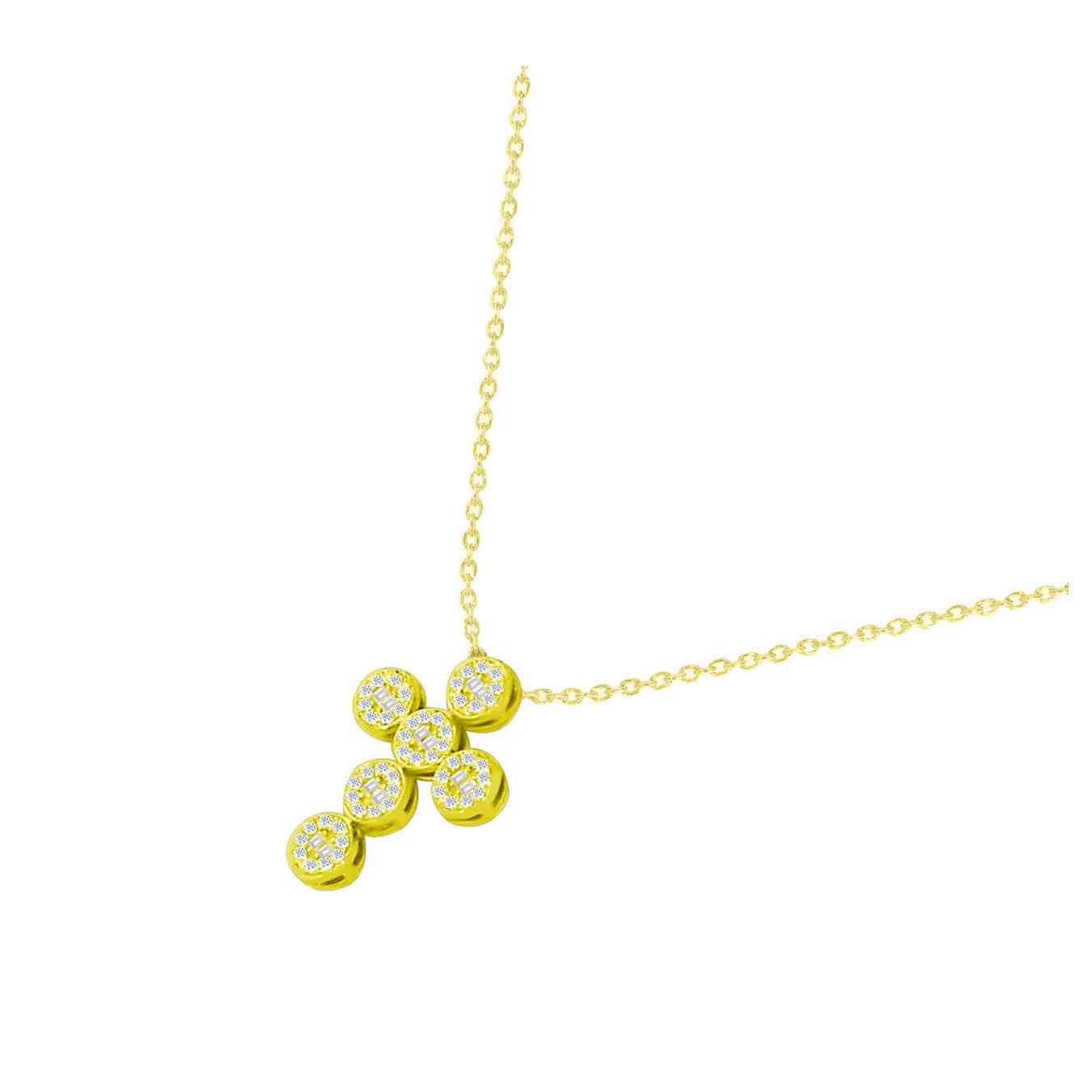 Cross Diamond Pendant PD31370A